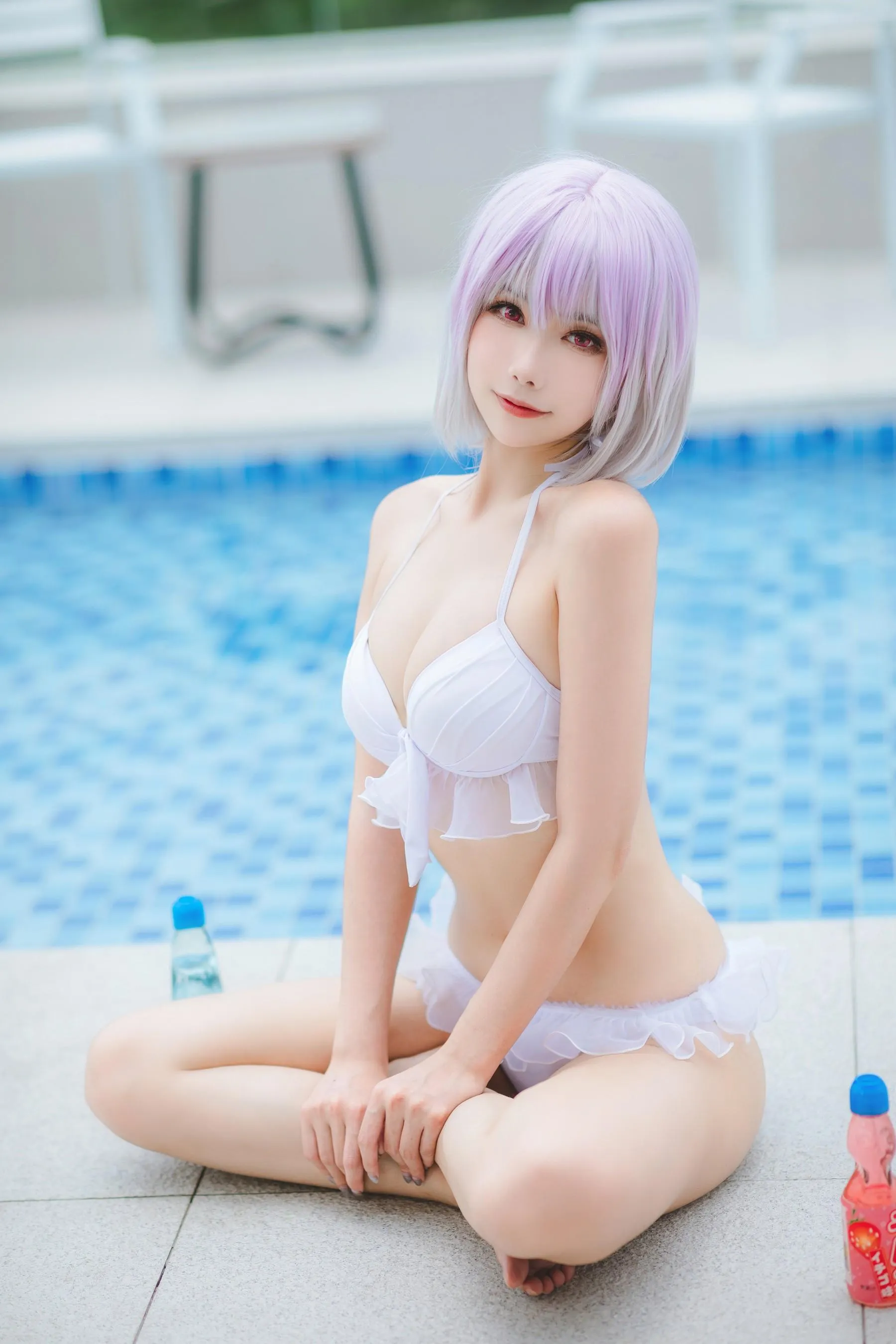 Momoko葵葵 – NO.35 瓜希酱 SSSS.GRIDMAN 宝多六花新条茜 泳装 [55P]插图5